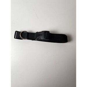 Tuff Nylon Easy Clip Adjustable Dog Collar, Black